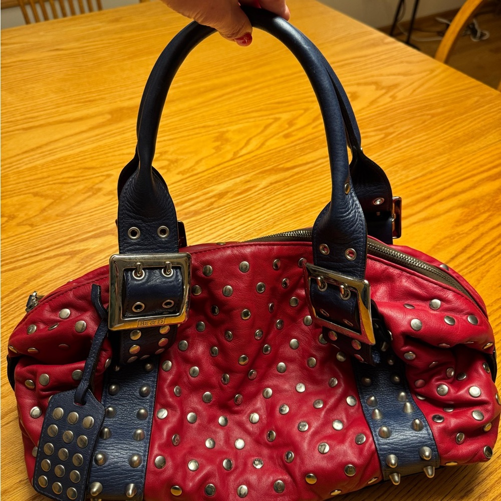 BD&E Studded lambskin handbag